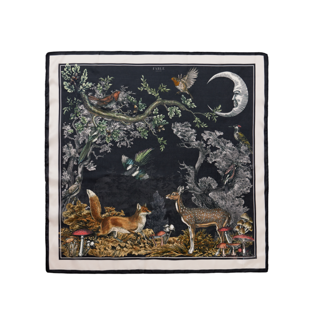 Fable England A Night's Tale Narrative Square Scarf