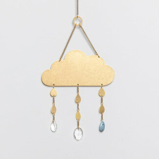 Scout Suncatcher - Cloud/Blue Howlite