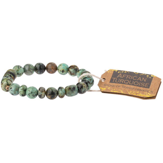 Scout Stone Stacking Bracelet - African Turquoise