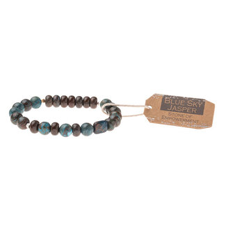 Scout Stone Stacking Bracelet  - Blue Sky Jasper