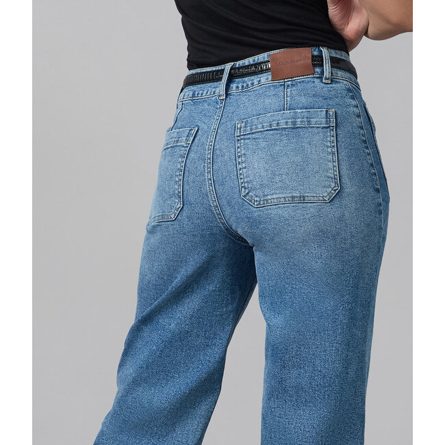 Lola jeans Colette High Rise Wide Leg Jeans - 30" Inseam