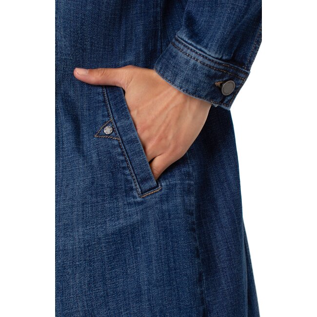 Liverpool Los Angeles Long Trucker Coat - Centerbrooke