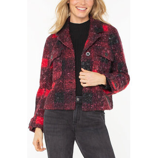 Liverpool Los Angeles Shacket / Red-Black-Buffalo-Check