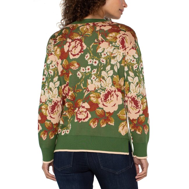 Liverpool Los Angeles Floral Sweater