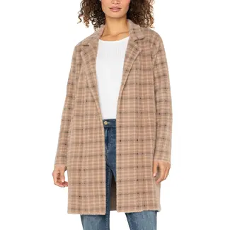 Liverpool Los Angeles Open Front Sweater Coat -Camel-Cream