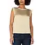 Liverpool Los Angeles Sleeveless Woven Knit Top in Pale Gold