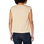 Liverpool Los Angeles Sleeveless Woven Knit Top in Pale Gold