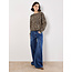 Apricot Leopard Fine Knit Frop Drop Jumper