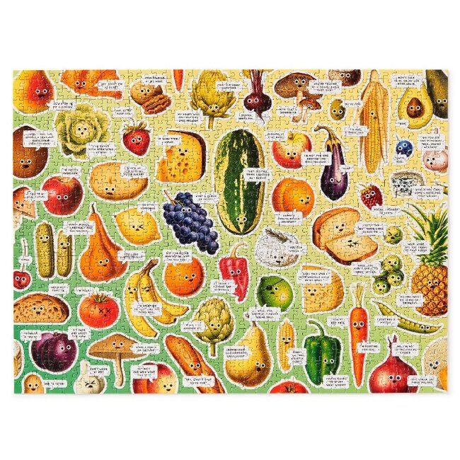 Googly Food – 1000 Piece Jigsaw Puzzle