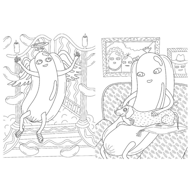 The Hot Dog Coloring and Activity Book