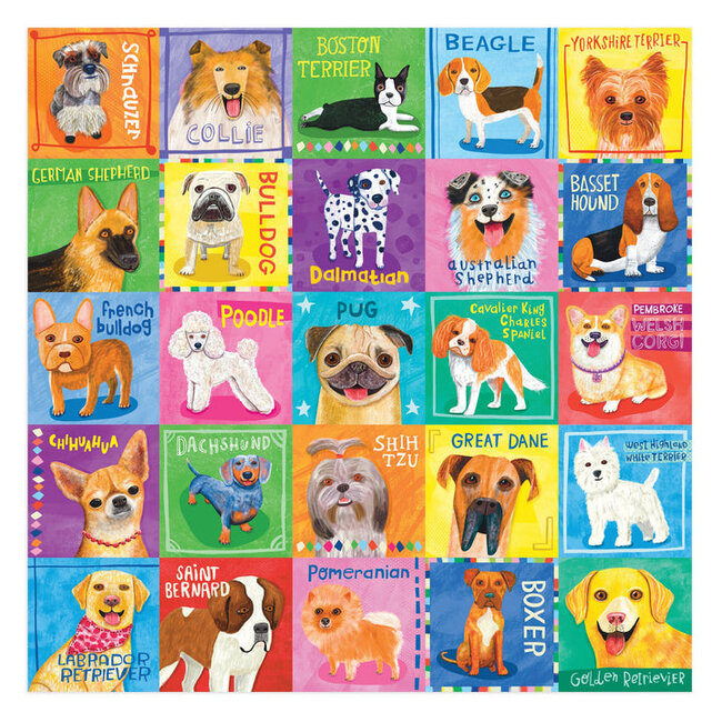 Galison/mudpuppy Pawsome Portraits - 500 Piece Family Puzzle