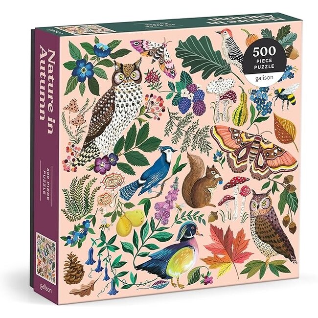 Galison/mudpuppy Nature in Autumn 500 Piece Puzzle