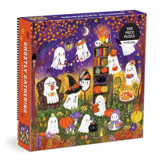 Galison/mudpuppy Ghostly Gathering 500 Piece Family Puzzle