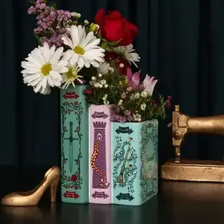 Triple Book Vase - Grimm's Fairy Tales