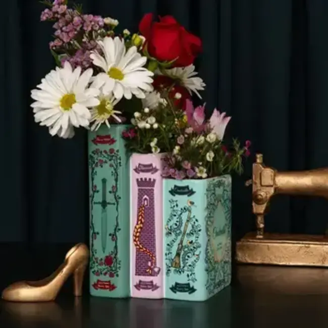 Triple Book Vase - Grimm's Fairy Tales
