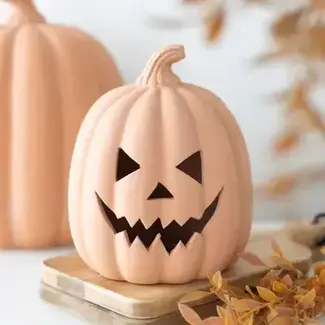 15cm Terracotta Halloween Pumpkin Decoration