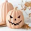 22cm Terracotta Halloween Pumpkin Decoration