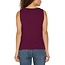 Liverpool Los Angeles Sleeveless Boat Neck Rib Knit Top