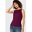 Liverpool Los Angeles Sleeveless Boat Neck Rib Knit Top