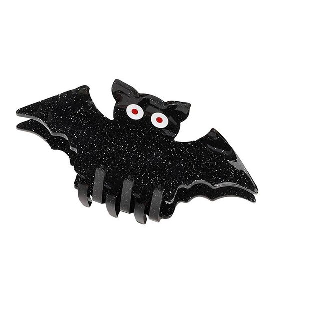 E&S Accessories Hair Claw Bat Black
