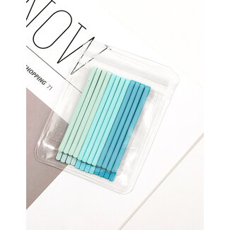 E&S Accessories Hair Pin Set - Green