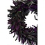 Black/Purple 2 Toned Wreath with Purple Fur