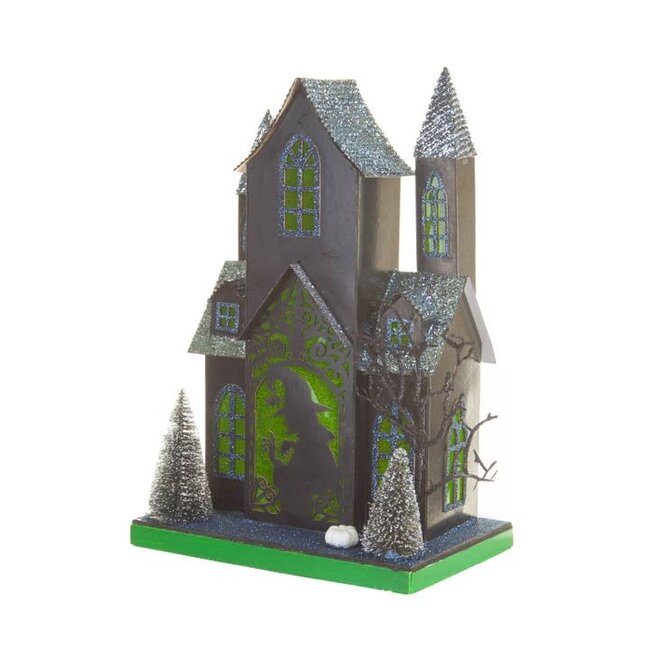 Black/Green LED Haunted House