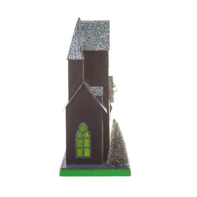 Black/Green LED Haunted House