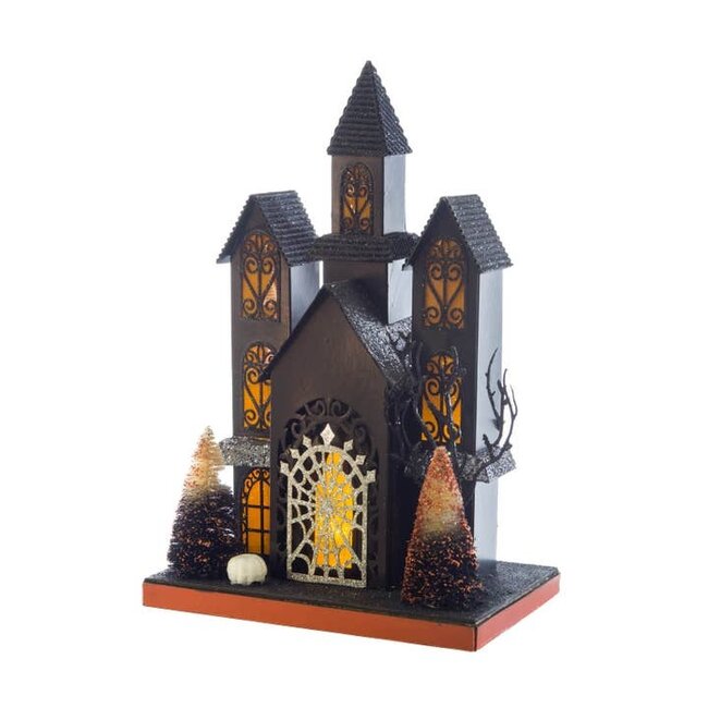 Black/Orange LED Haunted House