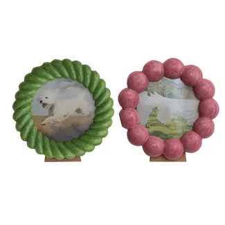 Resin Ball/Twisted Photo Frame (4" x 4")