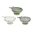 Distressed Pewter Bowl with Bird