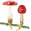 Antique Glass Clip-On Mushroom Ornaments (more designs)