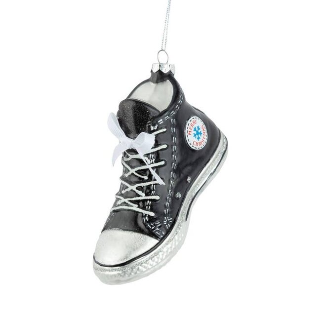 Glass Classic High Top Sneaker Ornament