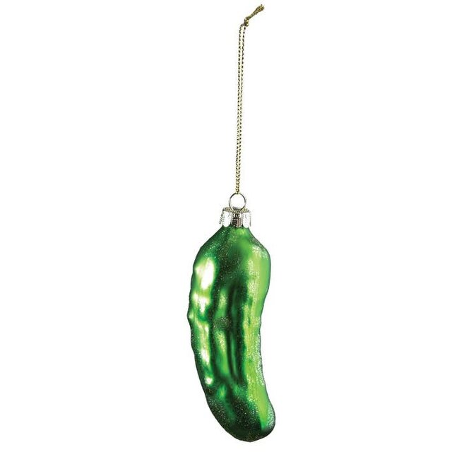 Blown Glass Pickle Ornament