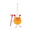 Felt Candy Corn Devil Ornament