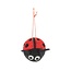 Red & Black Felt Ladybug Ornament