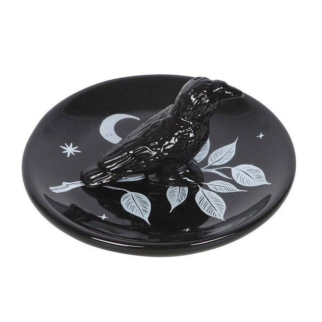 Quanta Distribution Inc Mystic Raven Gothic Halloween Trinket Dish