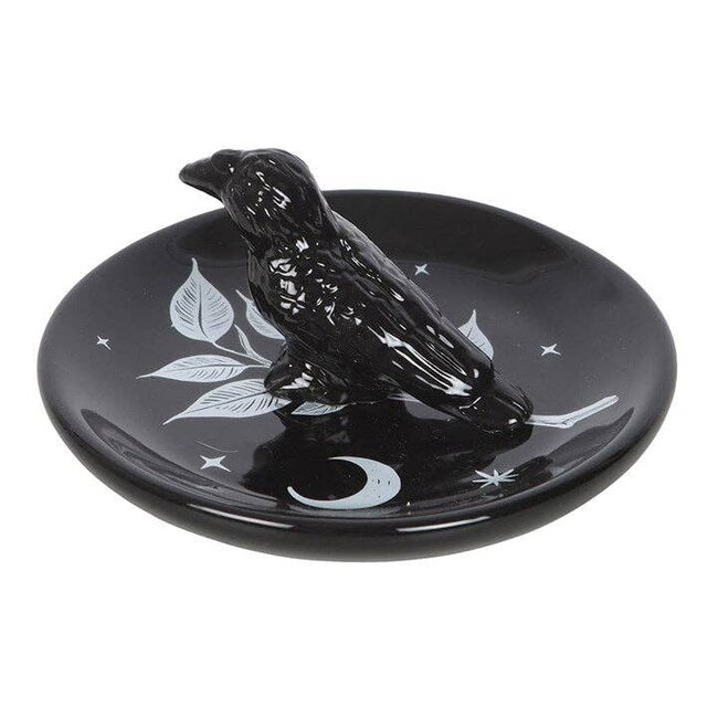 Quanta Distribution Inc Mystic Raven Gothic Halloween Trinket Dish
