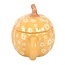 Groovy Floral Pumpkin Shaped Lidded Mug
