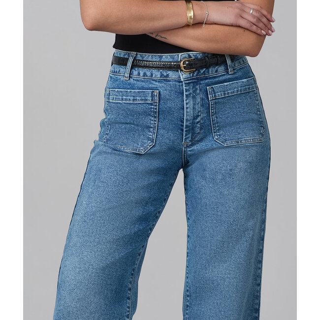 Lola jeans Colette High Rise Wide Leg Jeans - 30" Inseam