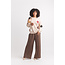 Papillon Daisy Knit Sweater With Rib Trim FINAL SALE