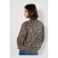 Apricot Leopard Fine Knit Frop Drop Jumper