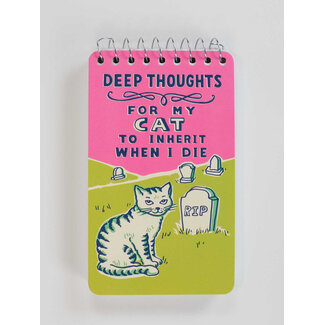 Blue Q Notebook - Deep Thoughts