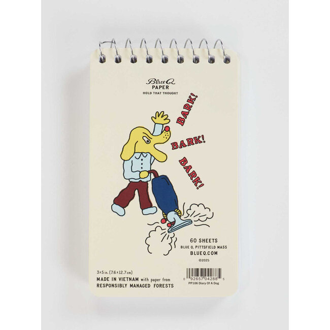 Blue Q Notebook - Diary Of A Dog