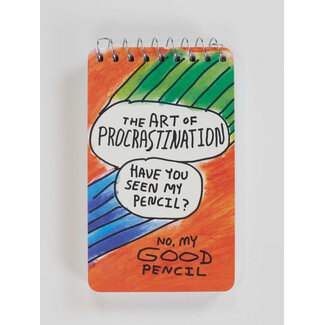 Blue Q Notebook - Procrastination