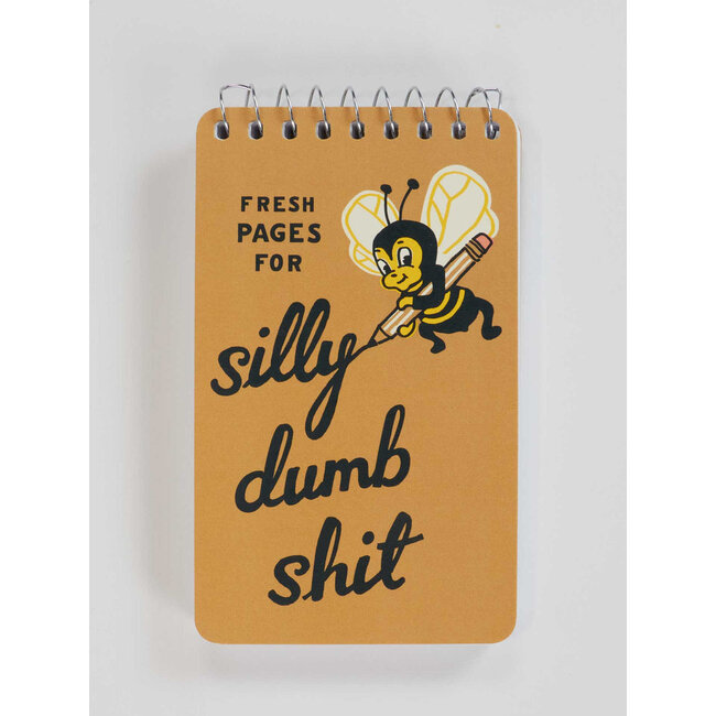Blue Q Notebook - Silly Dumb Shit