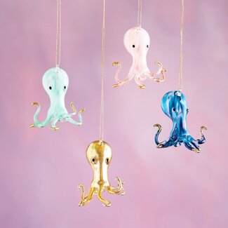 Glitterville Octopus Ornament (more colours)