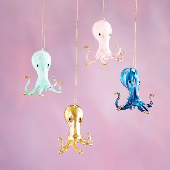 Glitterville Octopus Ornament (more colours)