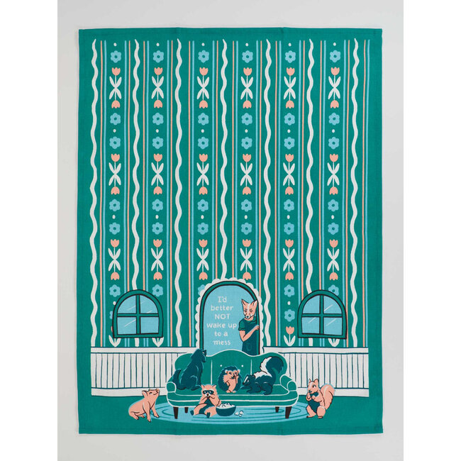 Blue Q Wake Up To Mess Dish Towel