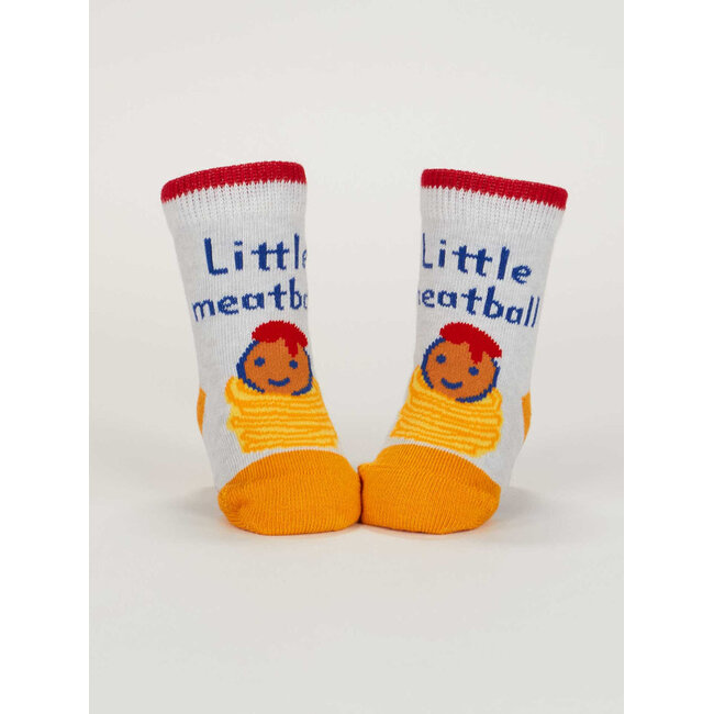 Blue Q Meatball/ Heavy Baby Socks